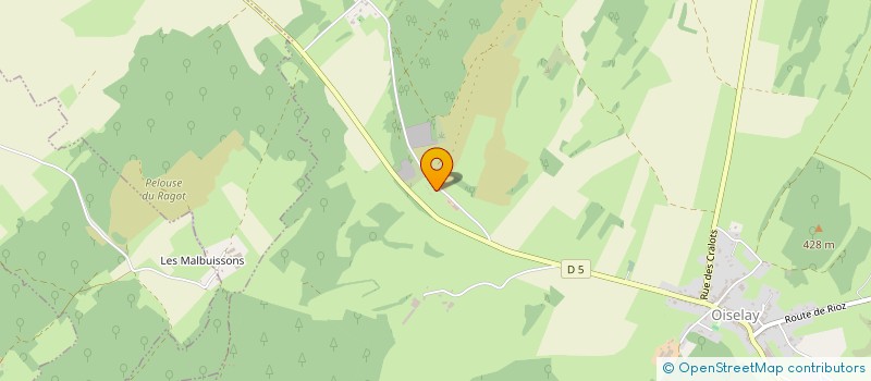 localisation de l'entreprise DG MOTOCULTURE  OISELAY-ET-GRACHAUX