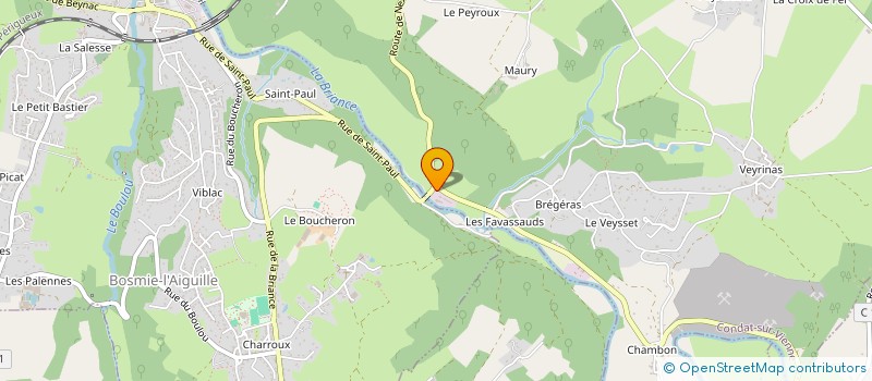 localisation de l'entreprise DG MOTORCYCLE RACING  CONDAT-SUR-VIENNE