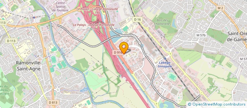 localisation de l'entreprise DG OCCITANIA  LABEGE