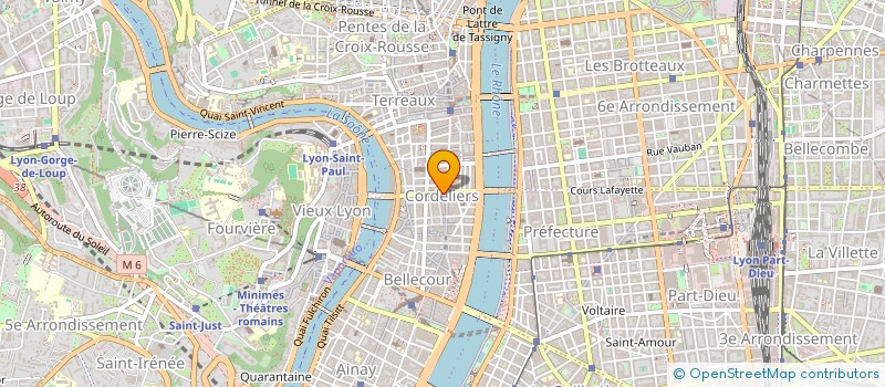 localisation de l'entreprise DG OR à LYON