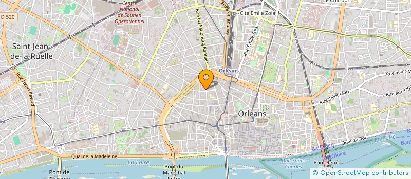 localisation de l'entreprise DG PATRIMOINE  ORLEANS