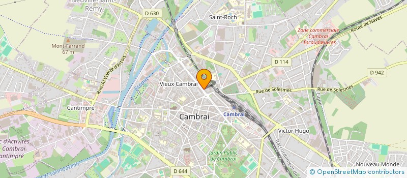 localisation de l'entreprise DG PATRIMOINE  ESCAUDUVRES