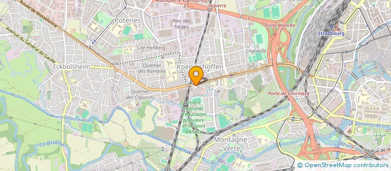 localisation de l'entreprise DG PERFORMANCE  STRASBOURG