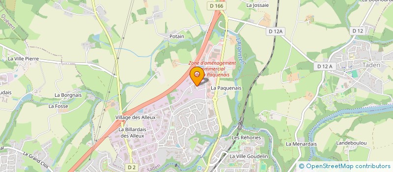 localisation de l'entreprise DG PISCINE à TADEN