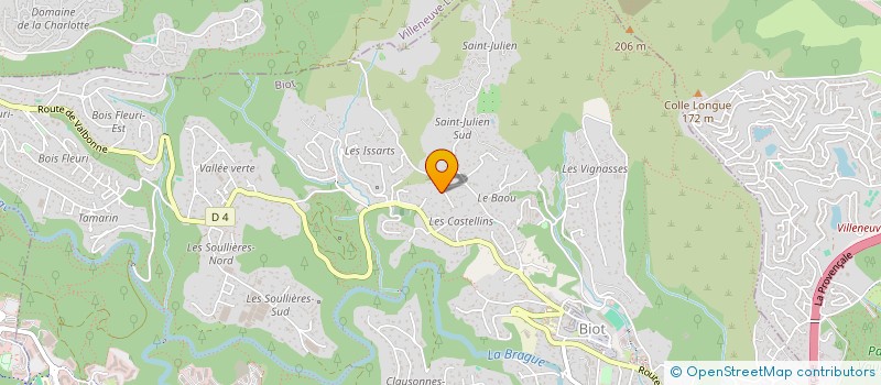 localisation de l'entreprise DG PLAISANCE  BIOT