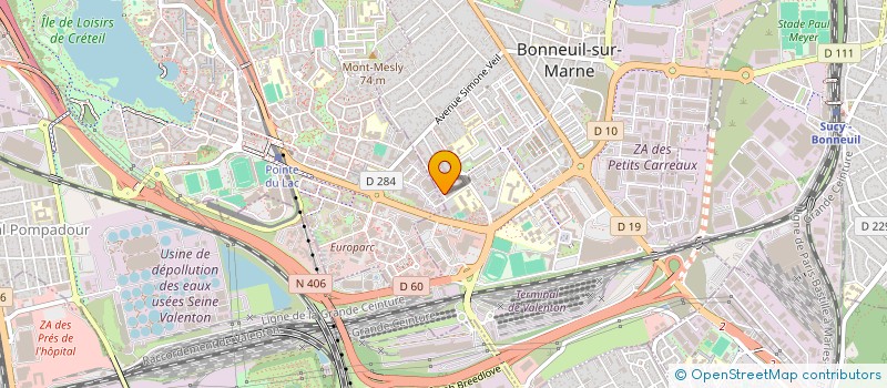 localisation de l'entreprise DG PLOMB'ART  BONNEUIL-SUR-MARNE