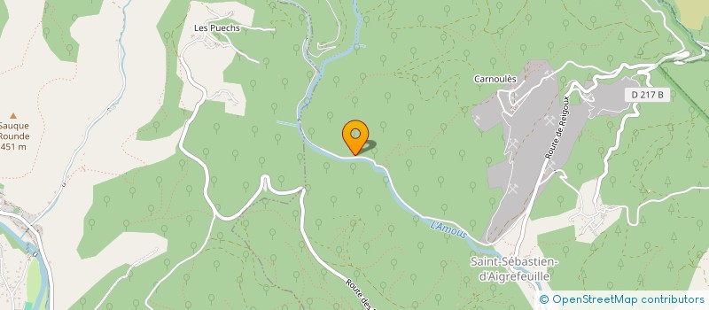 localisation de l'entreprise DG PLOMBERIE  SAINT-SEBASTIEN-D'AIGREFEUILLE