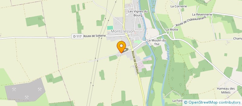 localisation de l'entreprise DG PLOMBERIE & CHAUFFAGE à MONTCRESSON