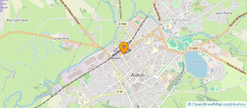 localisation de l'entreprise DG PNEUS  AUTUN