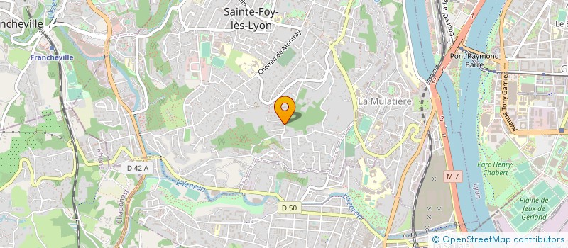 localisation de l'entreprise DG PRO MANAGEMENT à SAINTE-FOY-LES-LYON