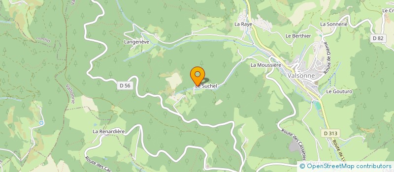 localisation de l'entreprise DG RENOVATION  VALSONNE