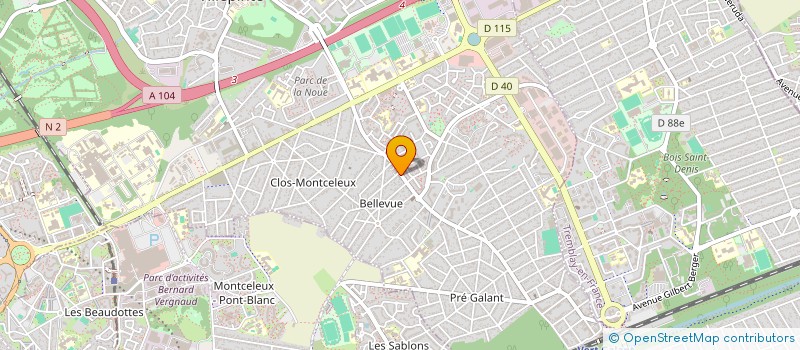 localisation de l'entreprise DG RESTAURATION à VILLEPINTE