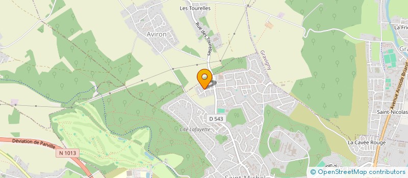 localisation de l'entreprise DG SCI  EVREUX