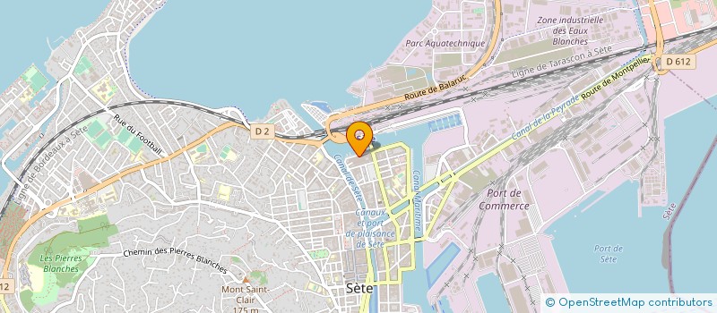 localisation de l'entreprise DG SERVICES à SETE