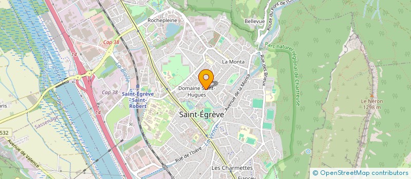 localisation de l'entreprise DG SERVICES à SAINT-EGREVE