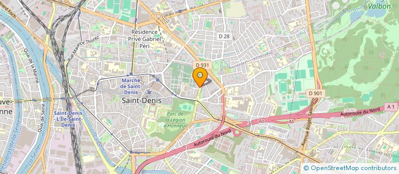 localisation de l'entreprise DG SERVICES à SAINT-DENIS