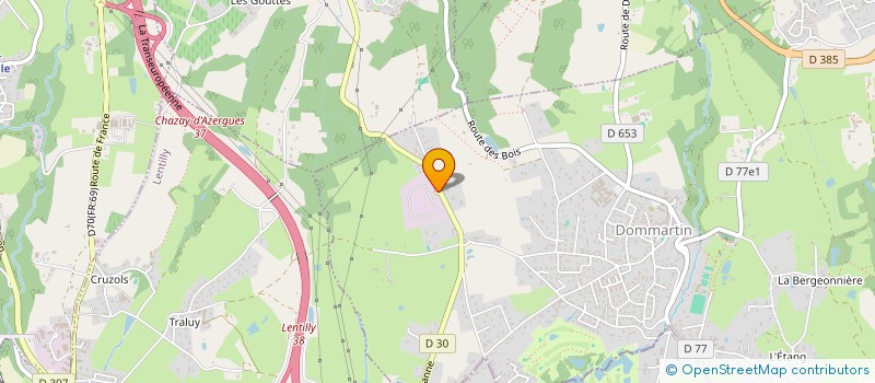 localisation de l'entreprise DG SKID à DOMMARTIN