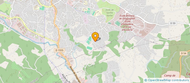 localisation de l'entreprise DG SPORT-CONSULTING à DRAGUIGNAN