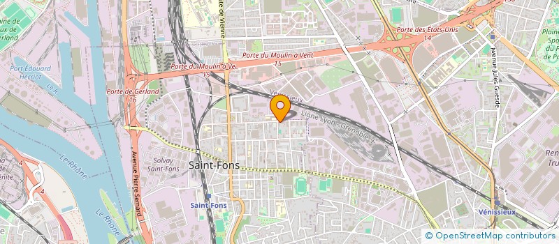 localisation de l'entreprise DG STYLE FAMILY  SAINT-FONS