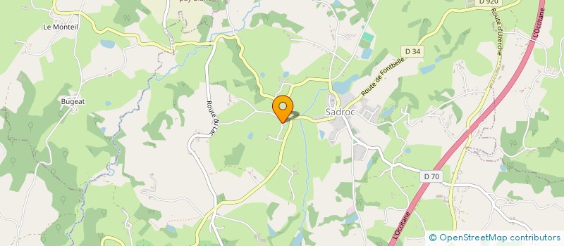 localisation de l'entreprise DG TP  PUGET