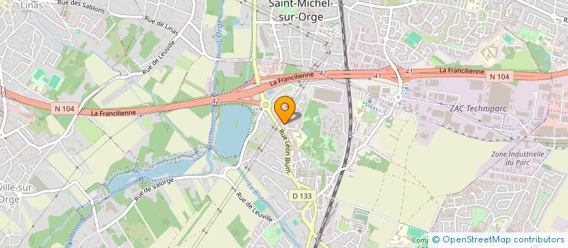 localisation de l'entreprise DG TRANS à BRETIGNY-SUR-ORGE
