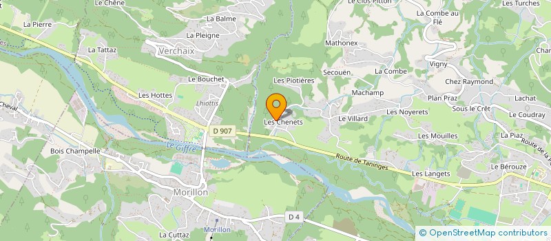 localisation de l'entreprise DG TRANSMISSIONS à SAMOENS