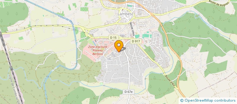 localisation de l'entreprise DG VALLON ROUGE  LAMBESC