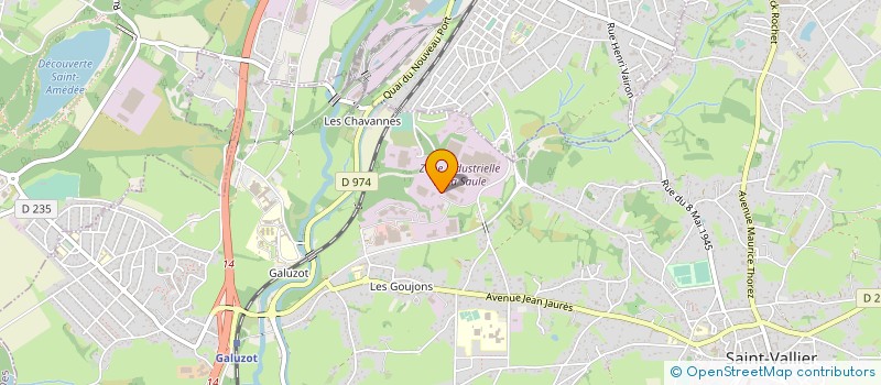 localisation de l'entreprise DG WELD FRANCE à SAINT-VALLIER