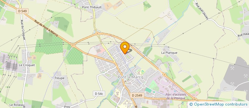 localisation de l'entreprise DG2A PATRIMOINE  PONT-A-MARCQ