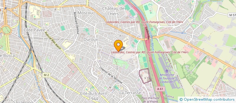 localisation de l'entreprise DG2LT à TOULOUSE