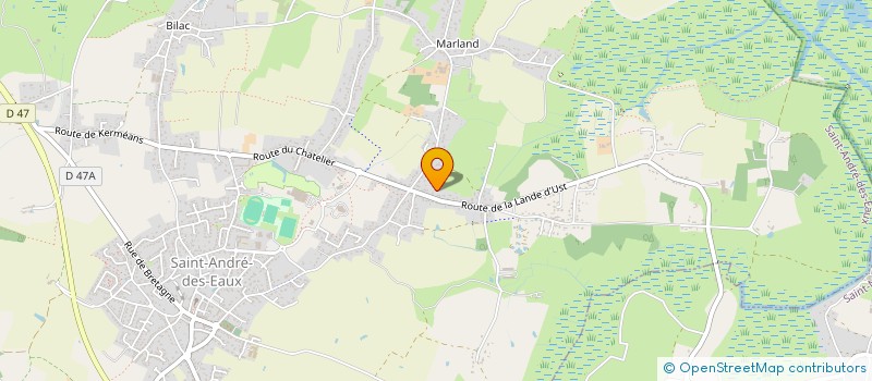 localisation de l'entreprise DG2M  SAINT-ANDRE-DES-EAUX