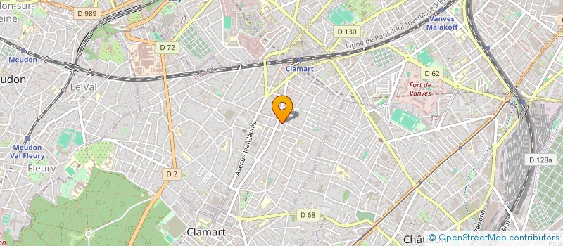 localisation de l'entreprise DG4I à CLAMART