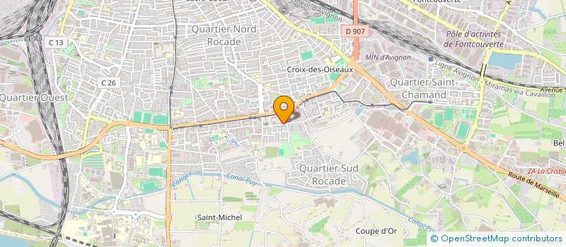 localisation de l'entreprise DGA  AVIGNON