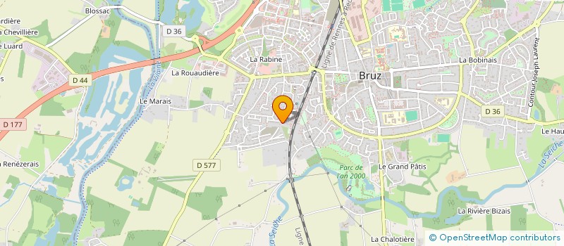 localisation de l'entreprise DGA  BRUZ