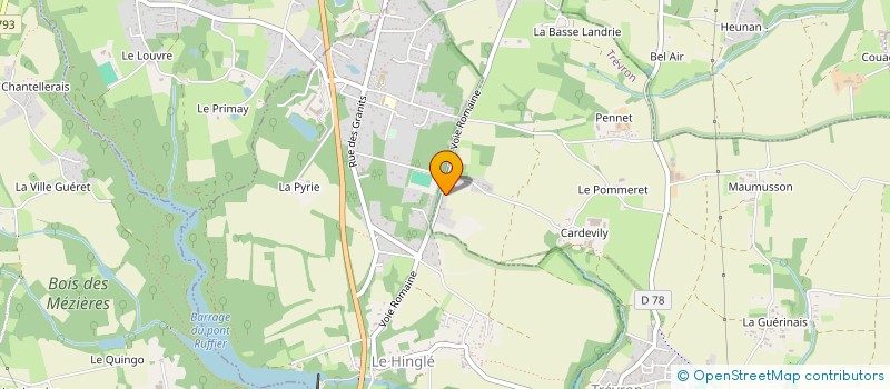 localisation de l'entreprise DGA  CORSEUL