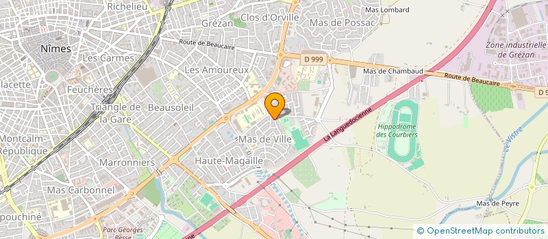 localisation de l'entreprise DGA  NIMES