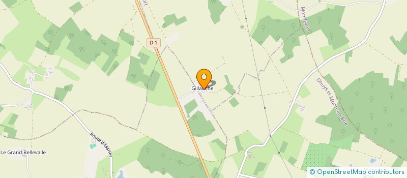 localisation de l'entreprise DGA BATIMENT  ROZOY-BELLEVALLE