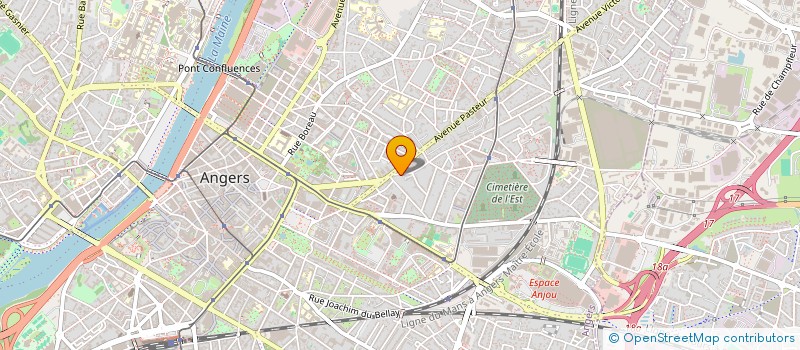 localisation de l'entreprise DGA IMMO à ANGERS