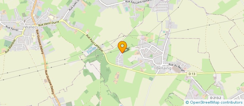 localisation de l'entreprise DGA INVEST  BELLAING