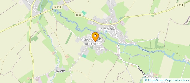 localisation de l'entreprise DGA PATRIMOINE à SAINT-MARTIN-SUR-ECAILLON