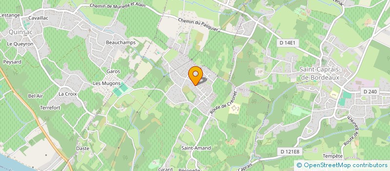 localisation de l'entreprise DGA TRAVAUX  CAMBES