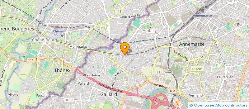 localisation de l'entreprise DGAF  GAILLARD