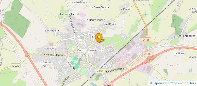 localisation de l'entreprise DGB  SAINT-MEEN-LE-GRAND