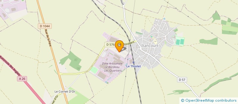 localisation de l'entreprise DGB  ITANCOURT