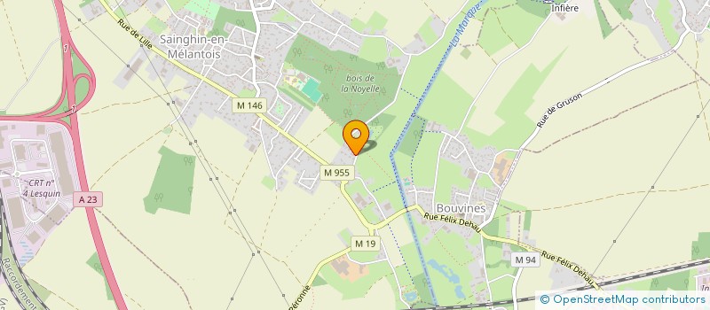 localisation de l'entreprise DGB à SAINGHIN-EN-MELANTOIS
