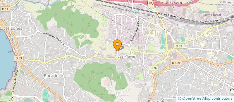 localisation de l'entreprise DGB COURTAGE à SIX-FOURS-LES-PLAGES