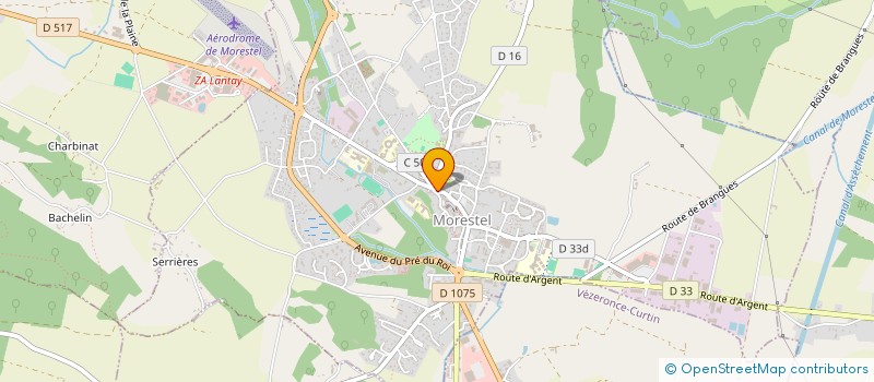 localisation de l'entreprise DGB IMMO  MORESTEL