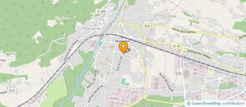 localisation de l'entreprise DGB PATRIMOINE  MARIGNIER