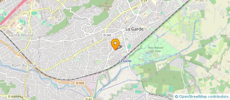 localisation de l'entreprise DGBA ENERGIES à LA GARDE