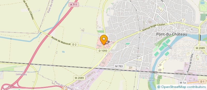 localisation de l'entreprise DGBF  PONT-DU-CHATEAU